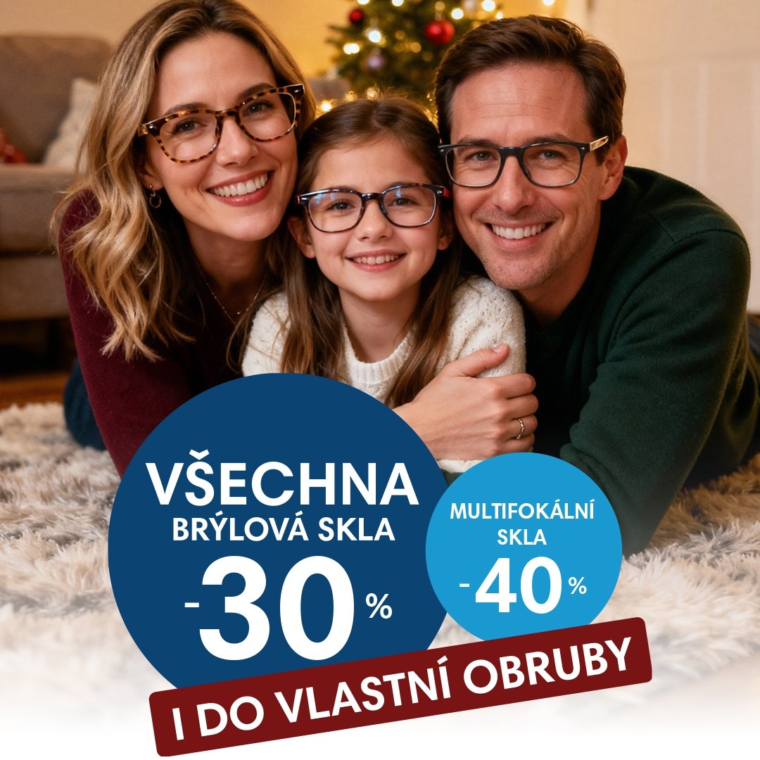 Sleva na všechna brýlová skla