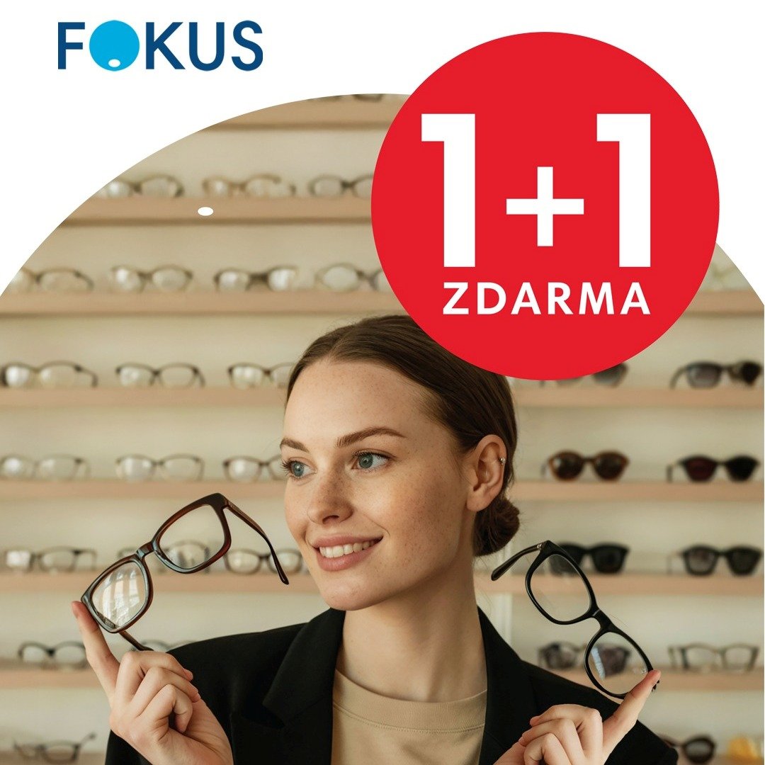 1 + 1 ZDARMA na dioptrické brýle