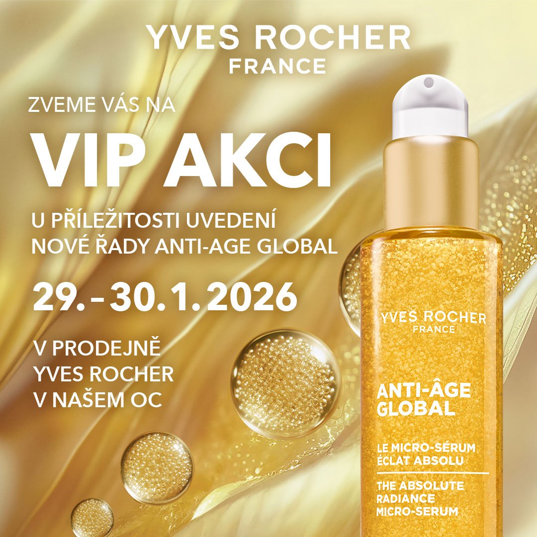 VIP AKCE v prodejně Yves Rocher