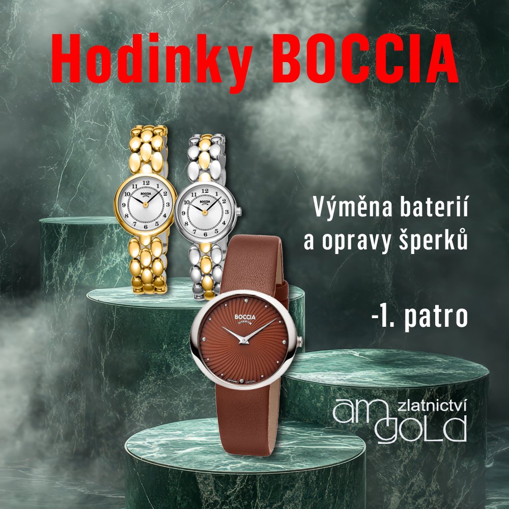 poster - Hodinky BOCCIA nově v prodeji