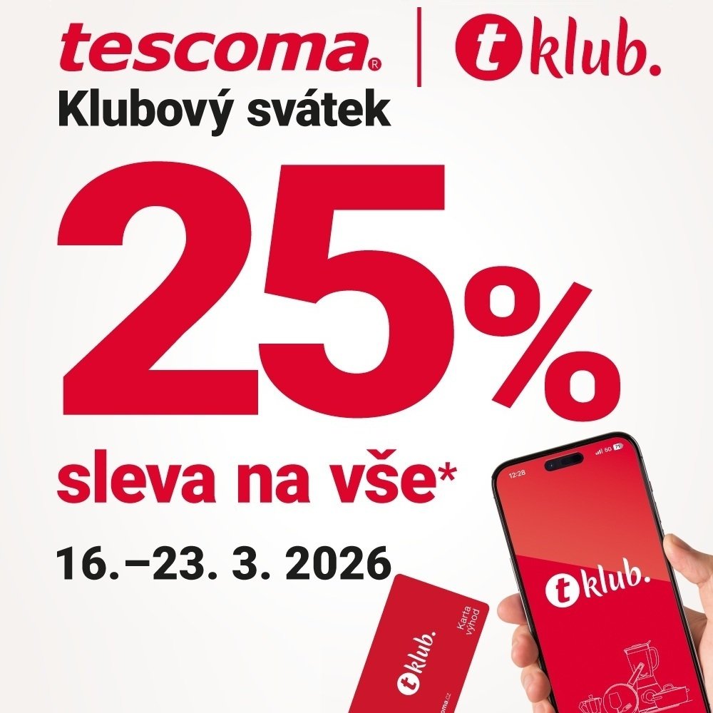 poster - Klubový svátek - sleva 25 % na VŠE