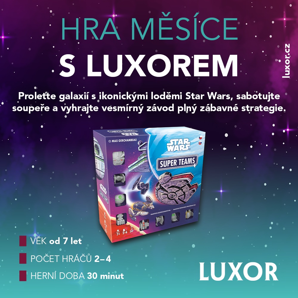 Hra měsíce z knihkupectví LUXOR