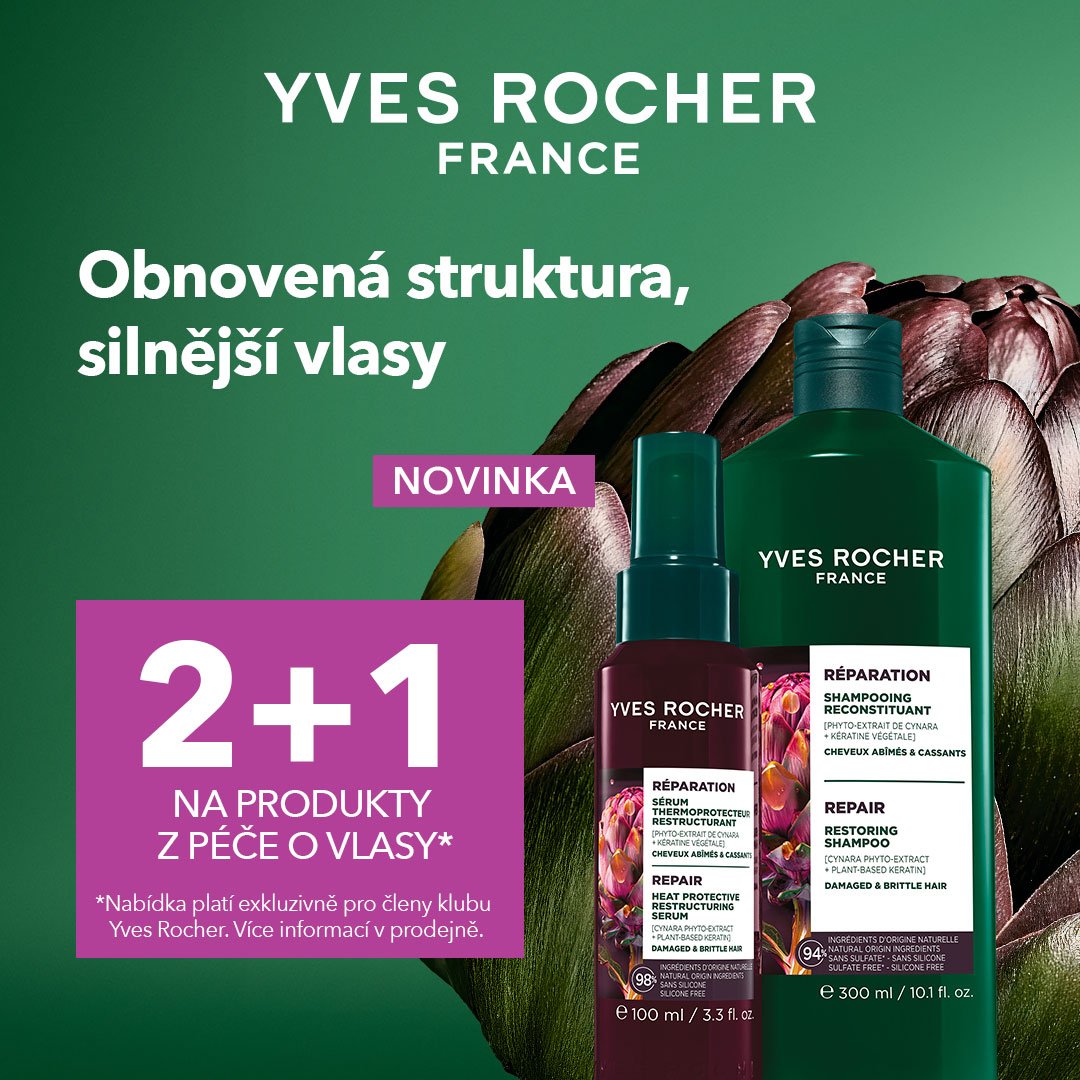 poster - Nová regenerační řada péče o vlasy Yves Rocher