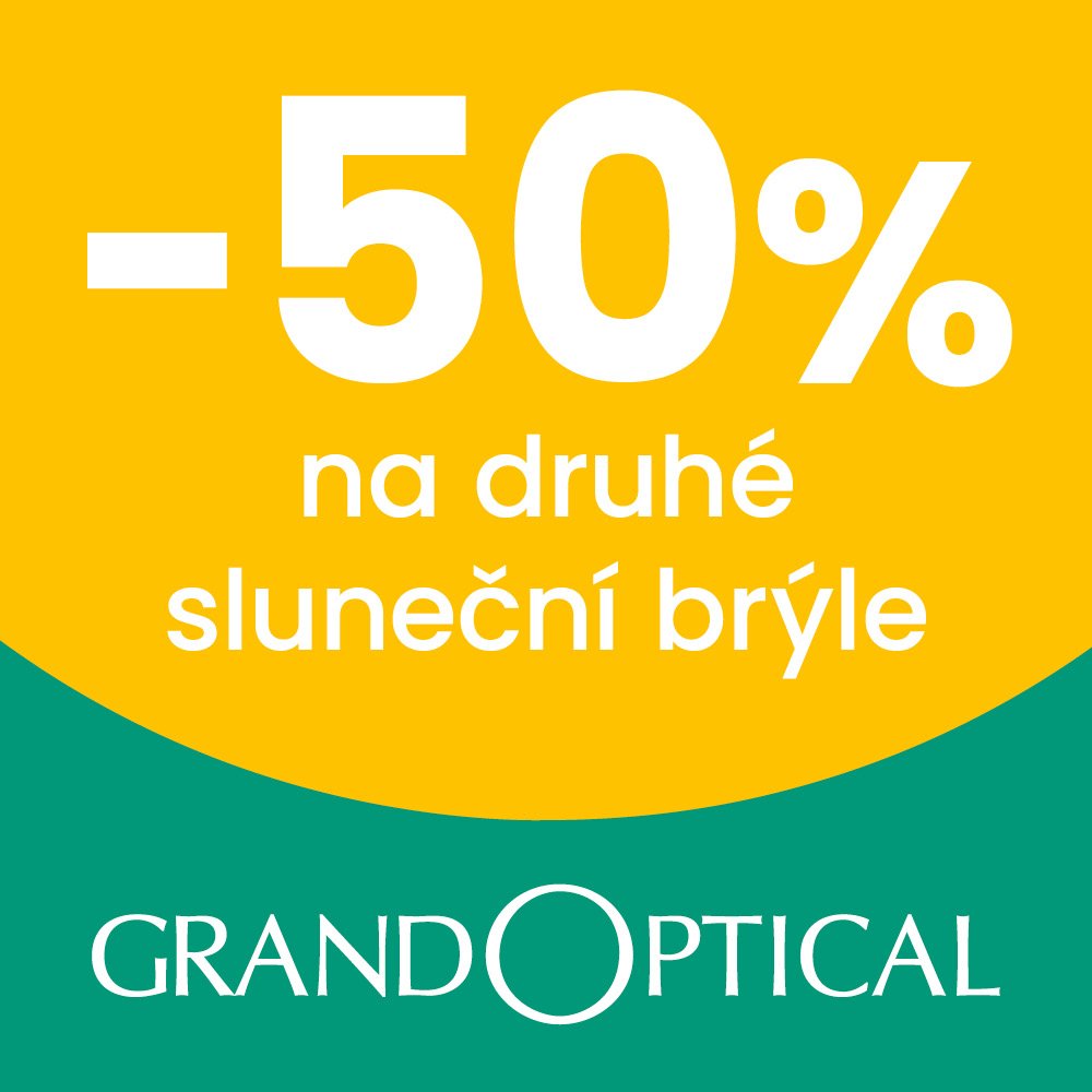 poster - Sleva 50 % na druhé sluneční brýle v GrandOptical