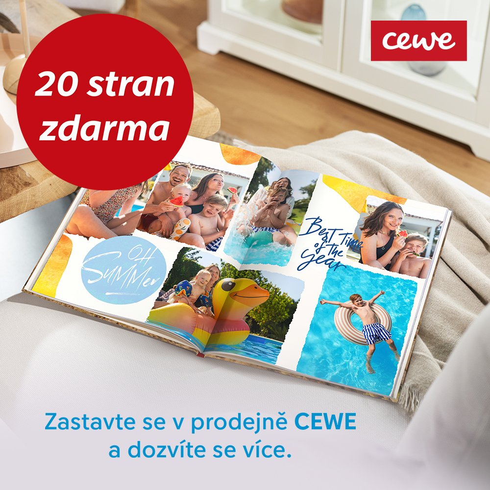 poster - 20 stran v CEWE FOTOKNIZE zdarma