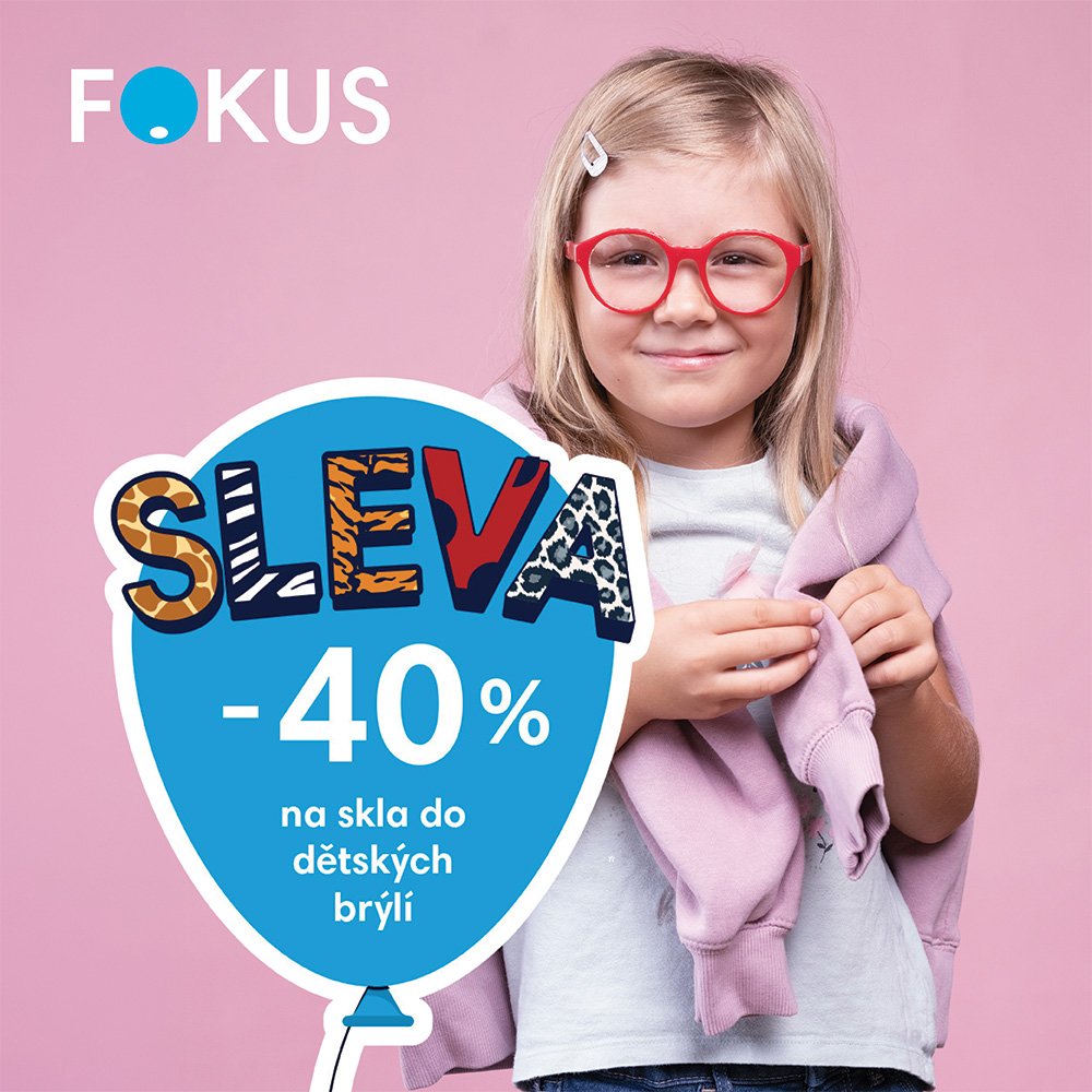 poster - Discount - 40% on children's glasses lenses