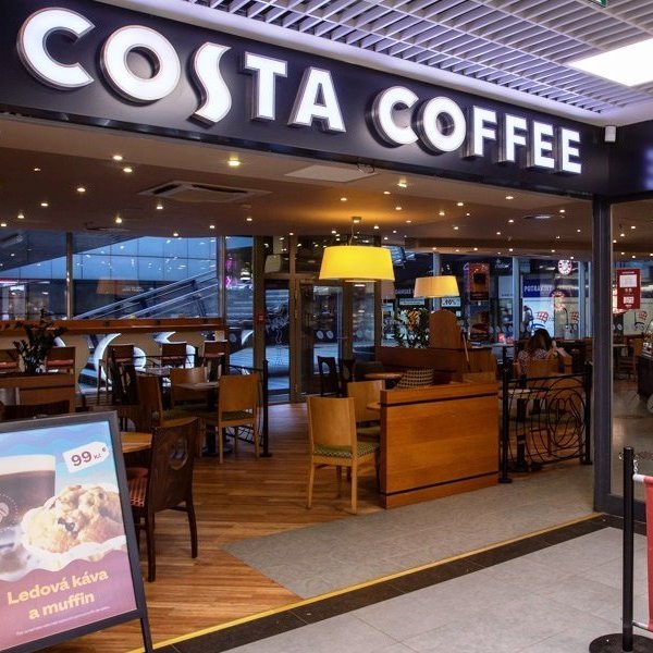 Rekonstrukce Costa Coffee OC DBK Budějovická