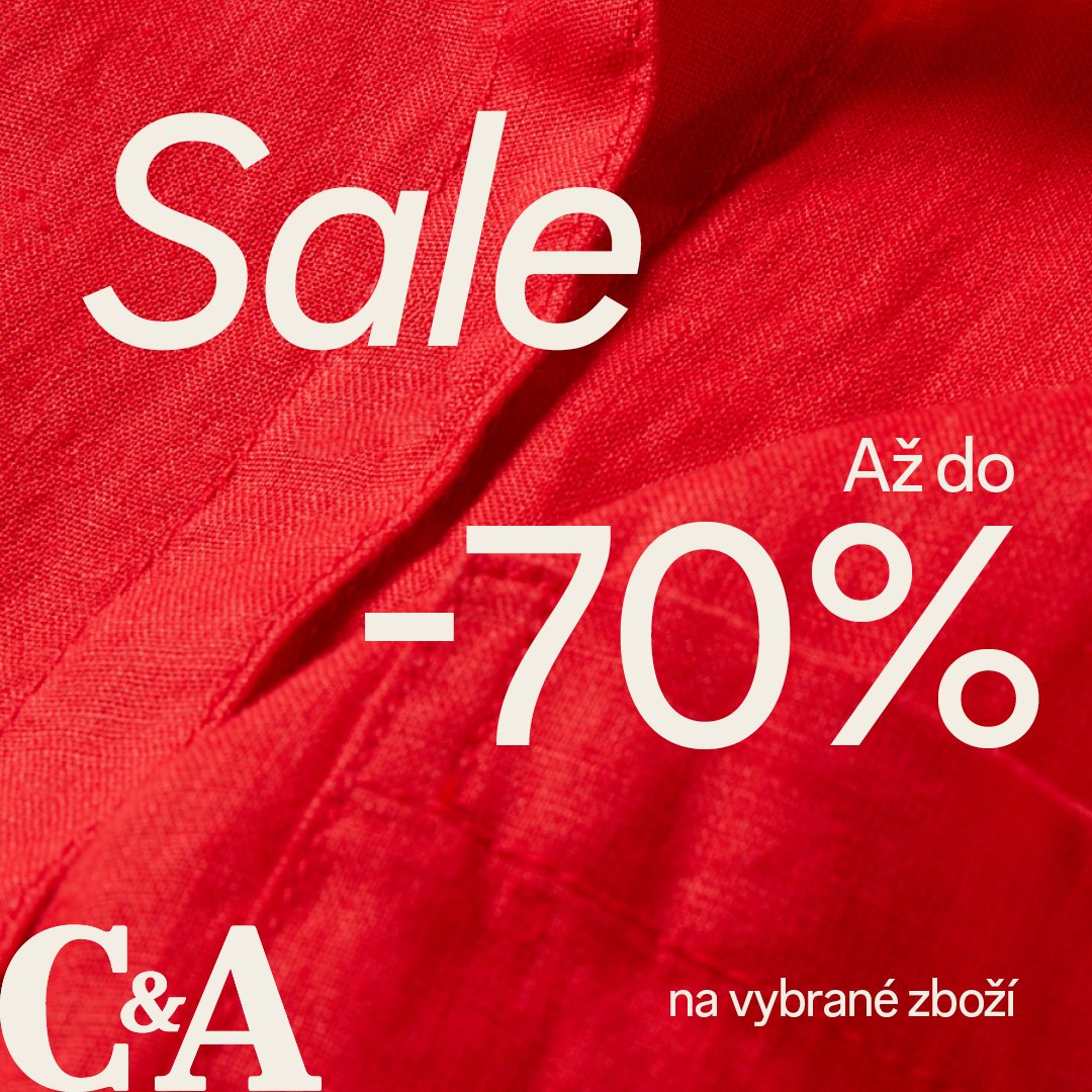 poster - Výhodné nákupy v C&A
