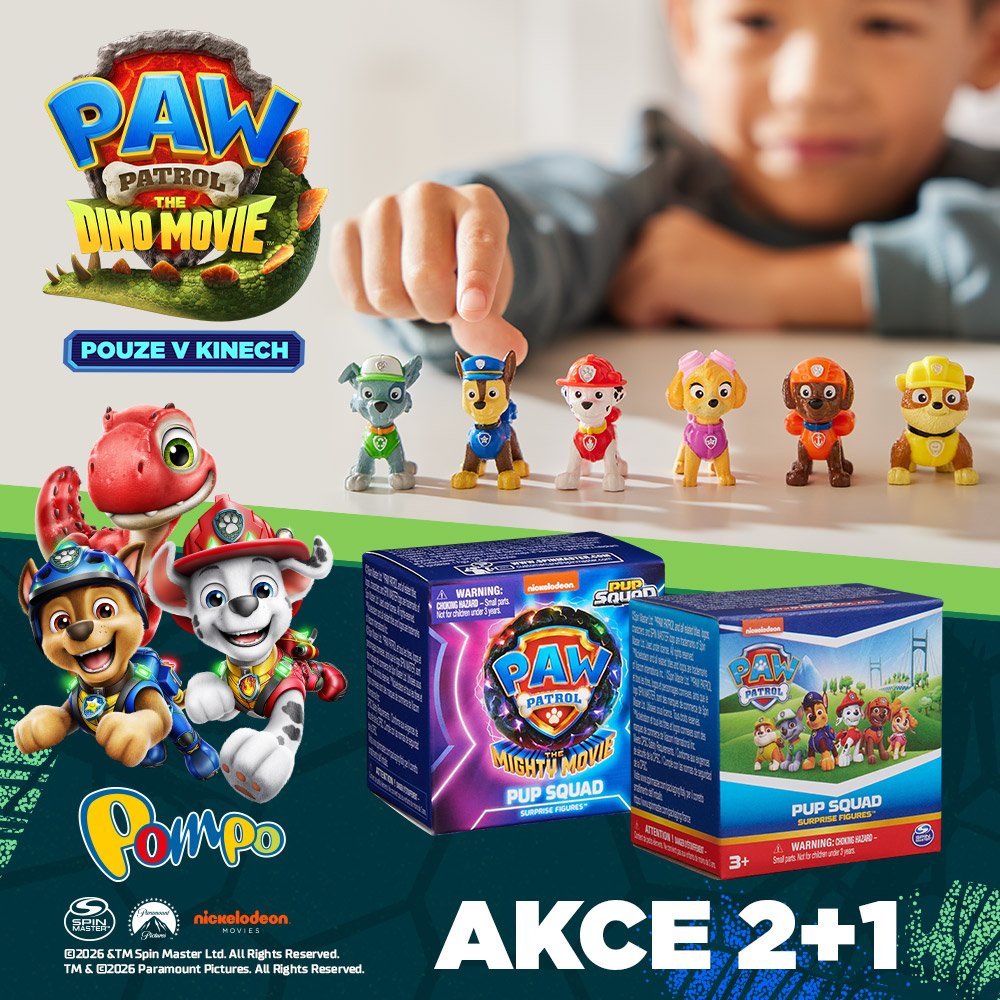 poster - Tlapková patrola Film 2 Mini figurky