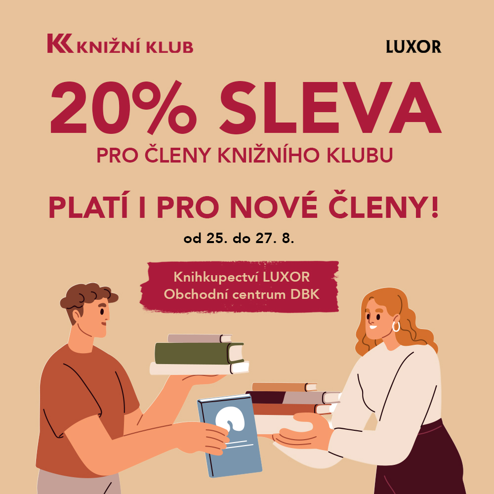 20% SLEVA PRO ČLENY KNIŽNÍHO KLUBU