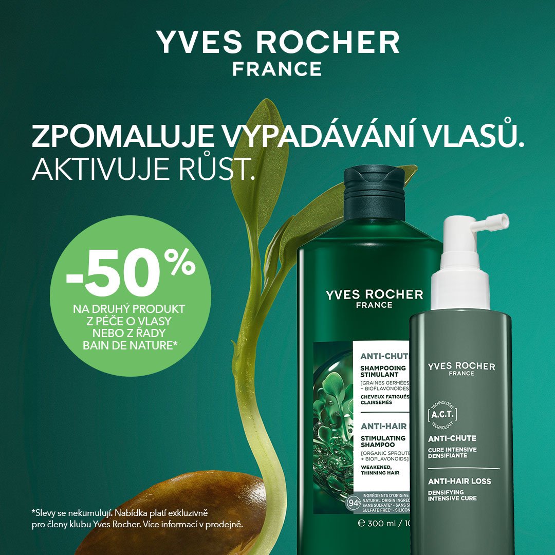 poster - 50% off the second hair care product
