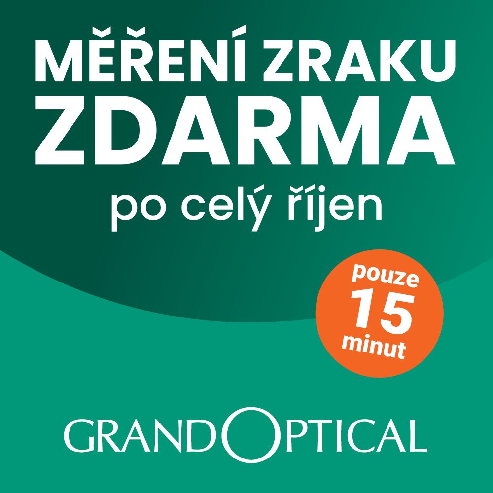 poster - Měření zraku zdarma v GrandOptical!