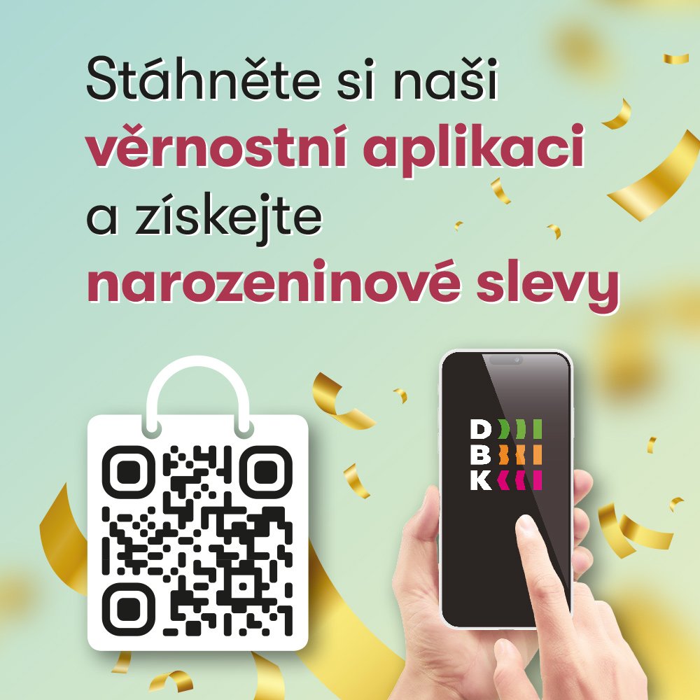 NAROZENINOVÉ SLEVY DBK