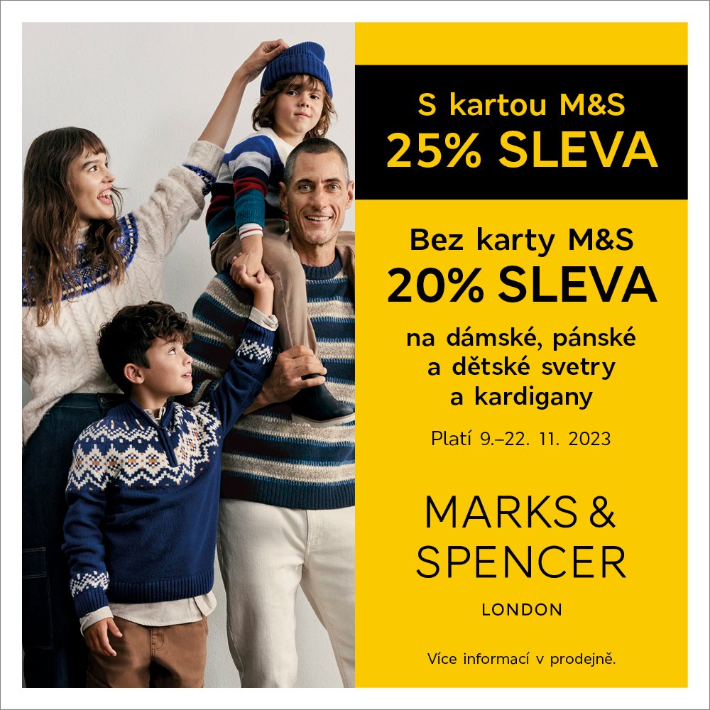 Ten nejvyšší čas  zachumlat se do svetrů M&S!