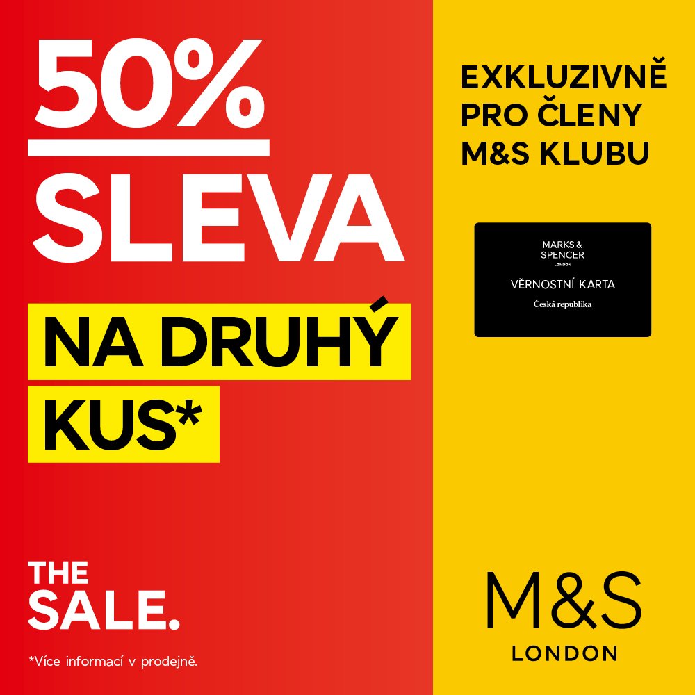 poster - Povánoční výprodej v Marks & Spencer