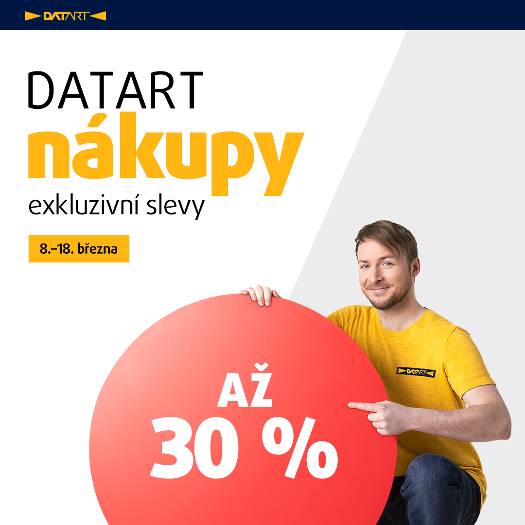 DATART nákupy a slevy až 30 %!