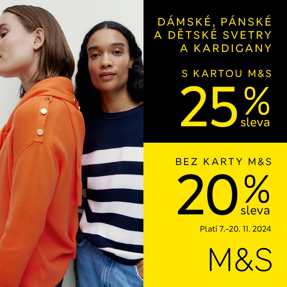Ten nejvyšší čas na zachumlání se do svetrů M&S!