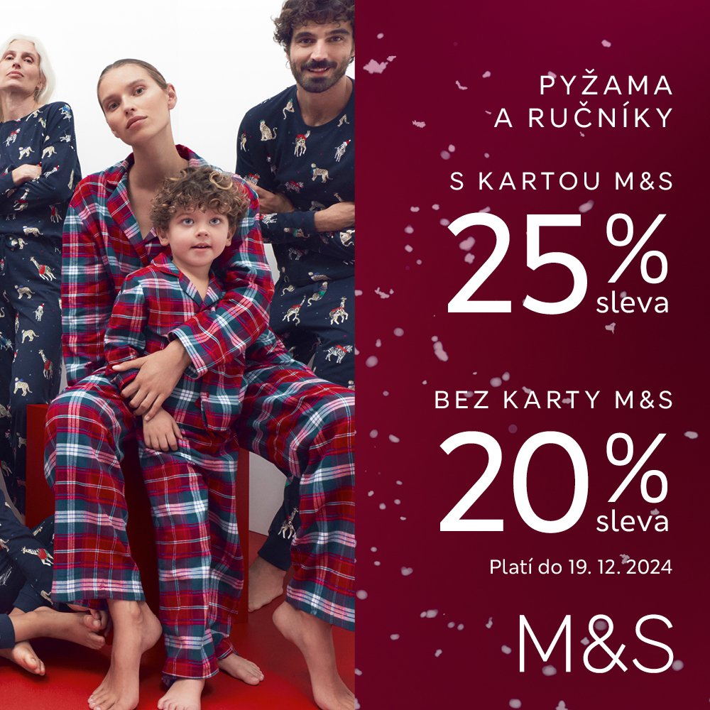 Akce na pyžama a ručníky