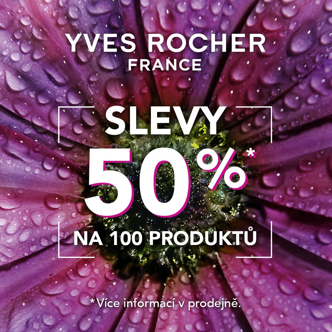 Sleva 50 % na 100 produktů