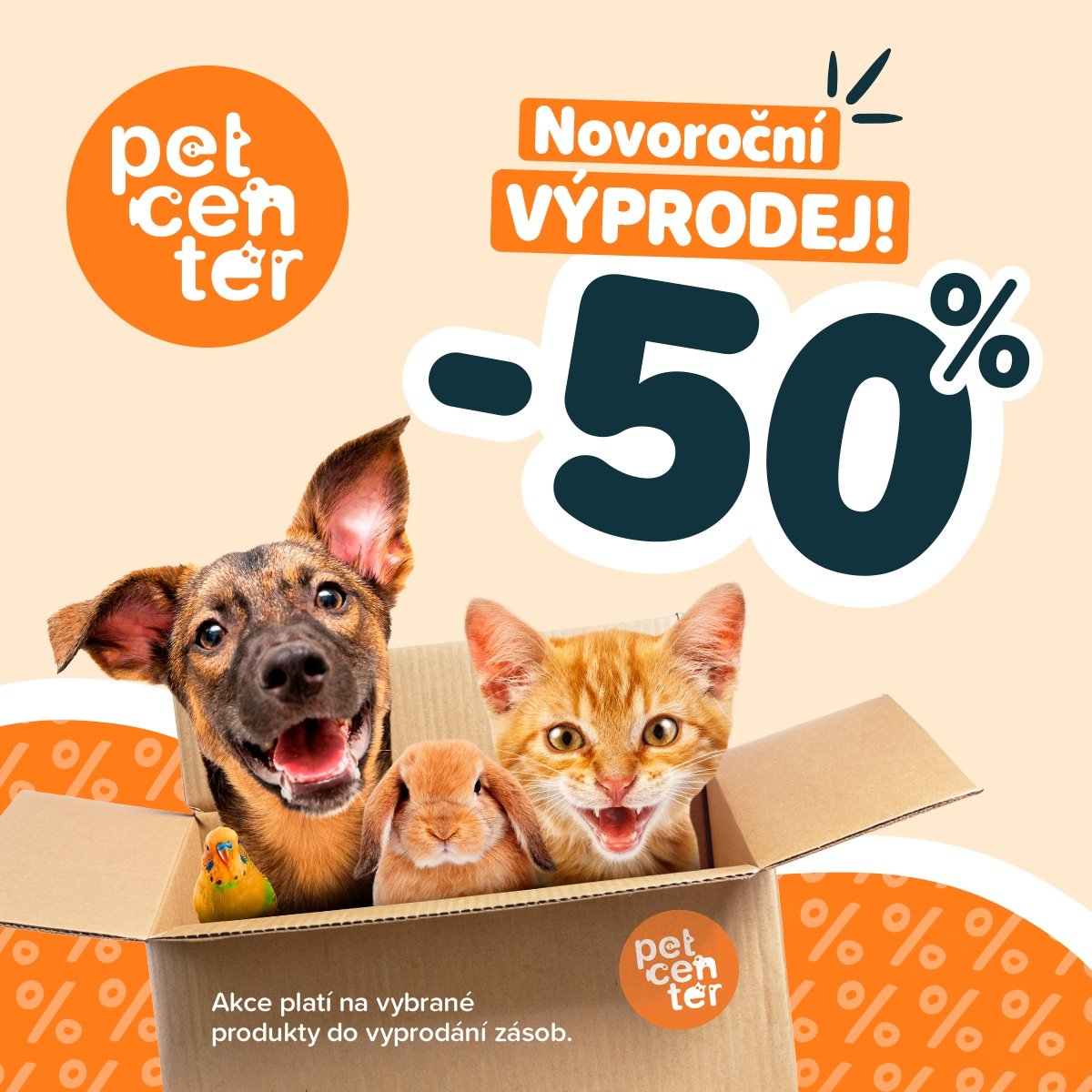Novoroční výprodej v PET CENTER