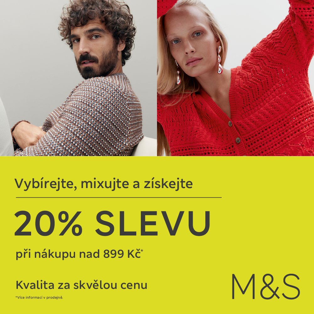 20% sleva při nákupu nad 899 Kč!