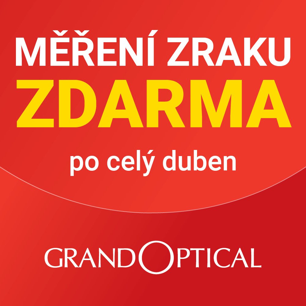 Měření zraku zdarma v GrandOptical!