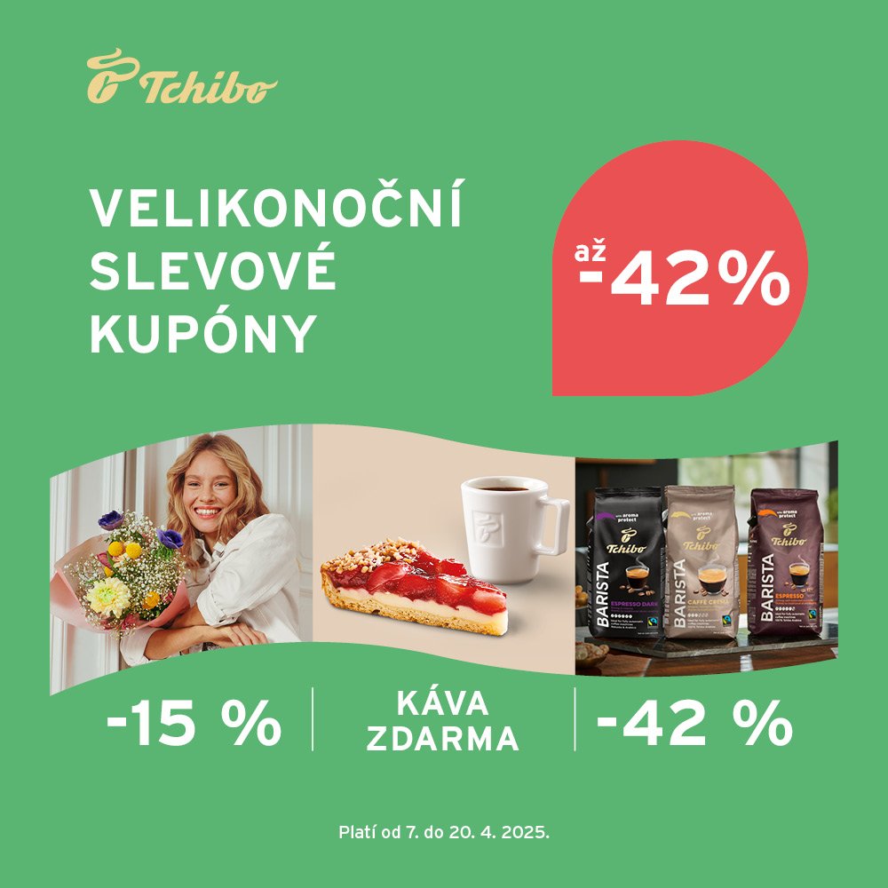 Velikonoční kupóny v Tchibo!
