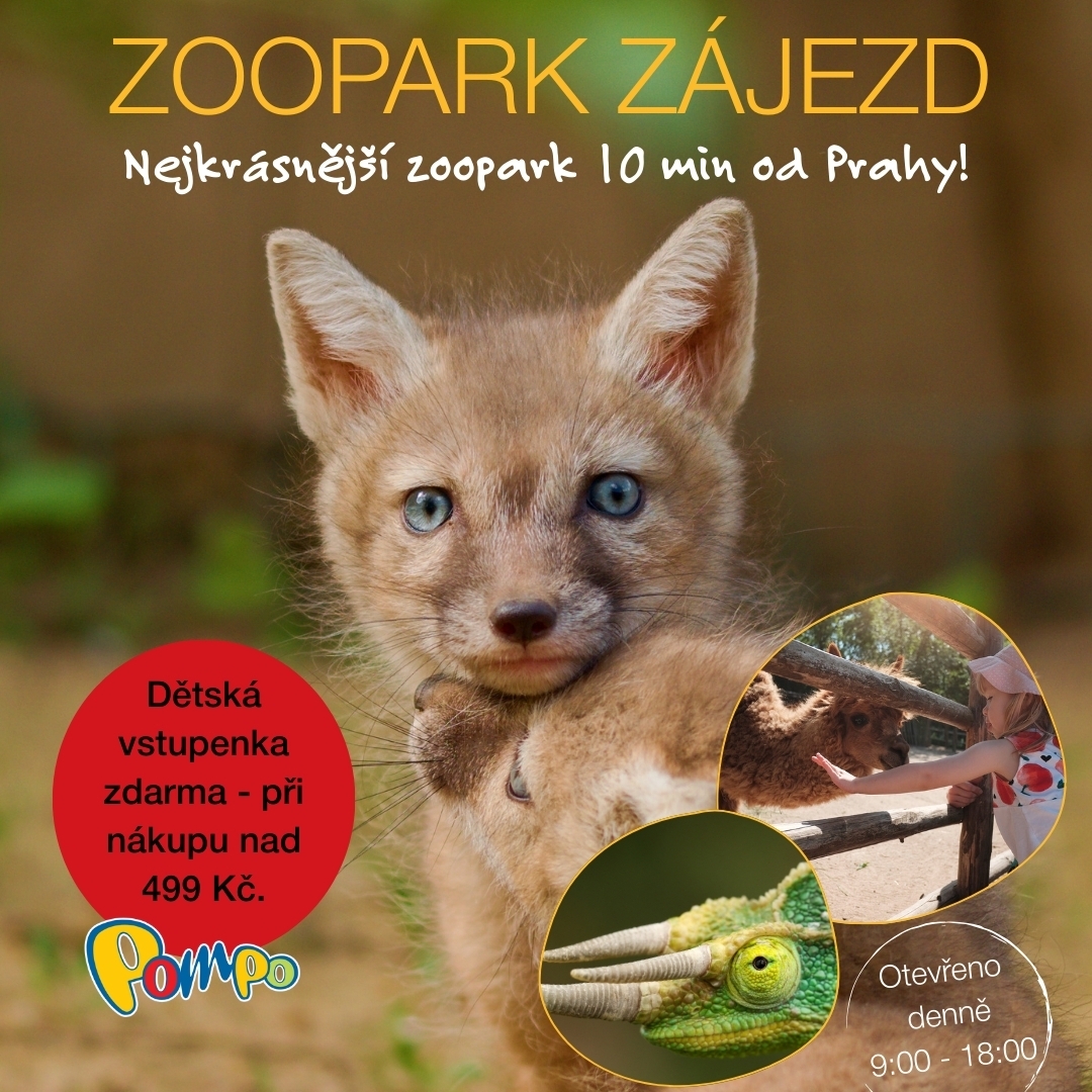 Get a free children's ticket to the ZOO Zájezd