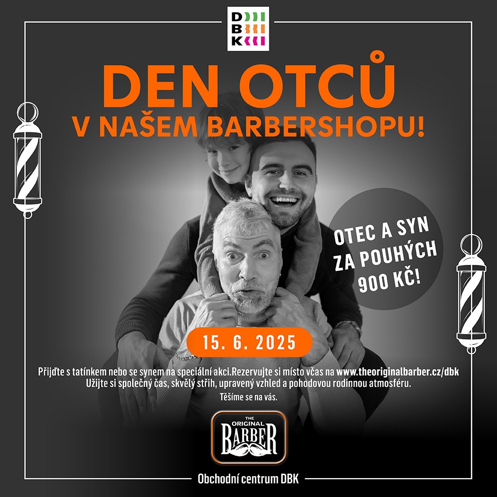 Den otců v našem barbershopu!