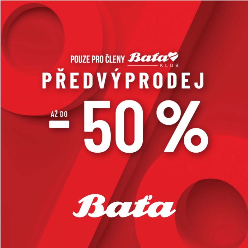 Pre-sale for Baťa Club members