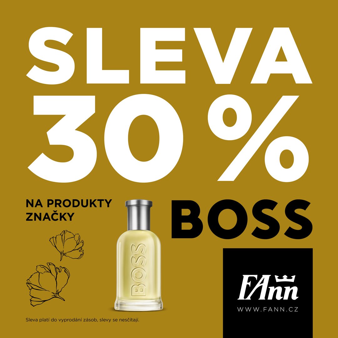 Sleva 30 % na vybrané značky vůní.