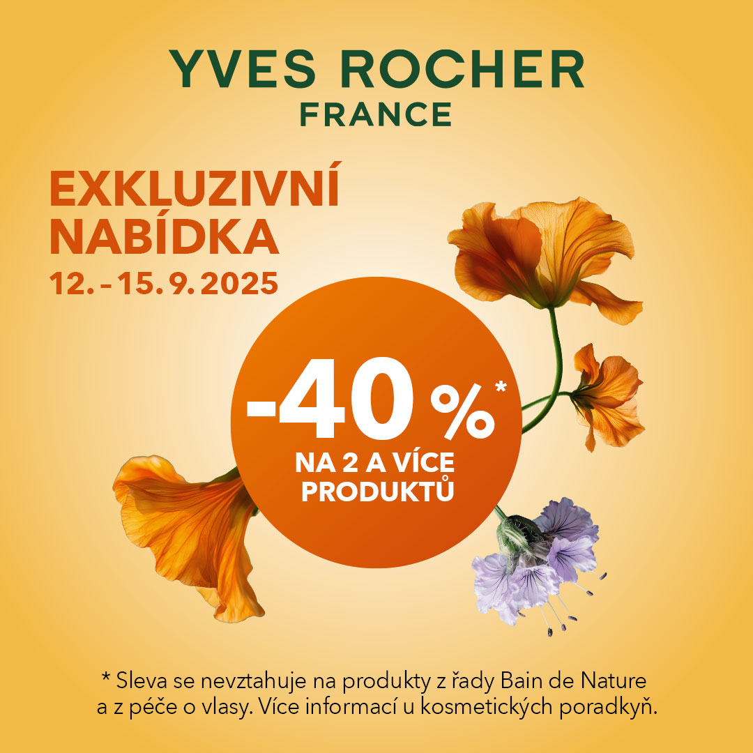 Exclusive offer from Yves Rocher herbal cosmetics