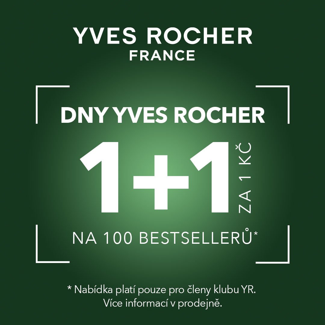 Yves Rocher Days: 1+1 on 100 bestsellers