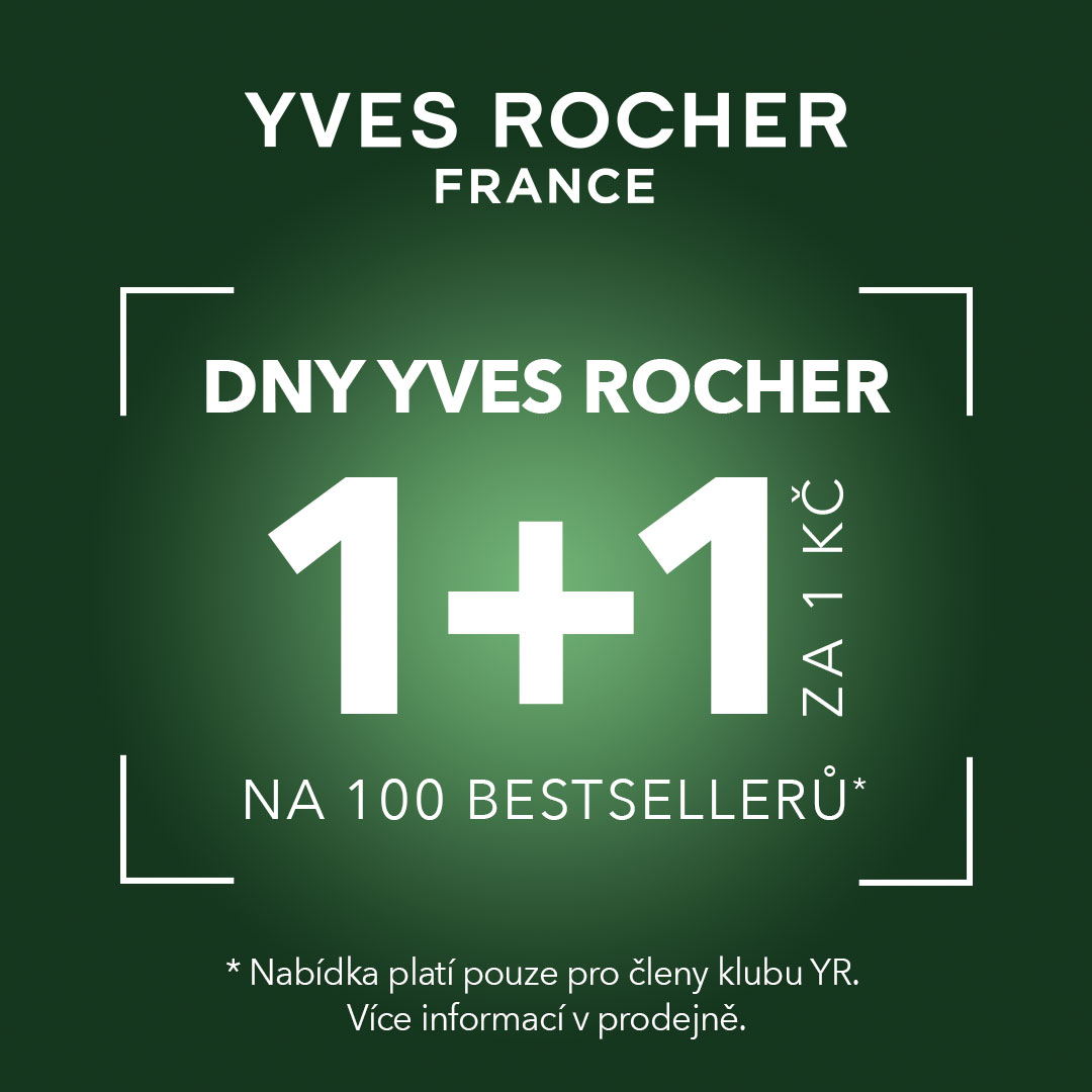 Yves Rocher Days: 1+1 on 100 bestsellers