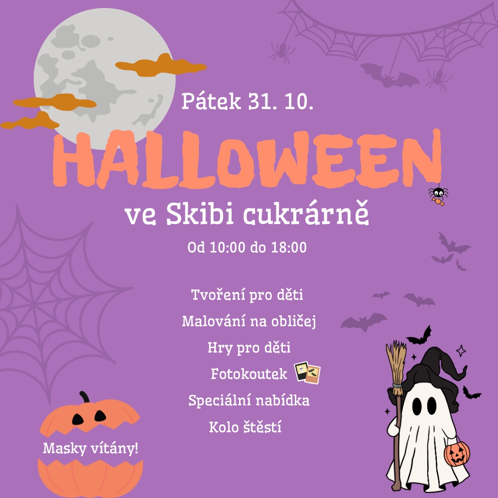 HALLOWEEN ve Skibi cukrárně